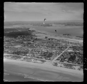 Mount Maunganui, Tauranga, includes township, housing, roads and beach