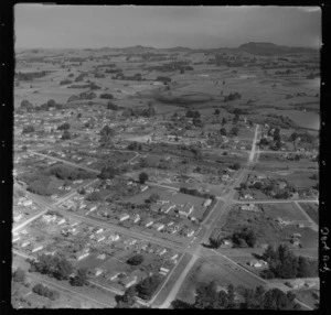 Waihi, Bay of Plenty, includes roads, township, housing and farmland