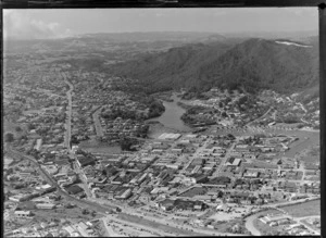 Whangarei commercial area, Northland, including Hatea River