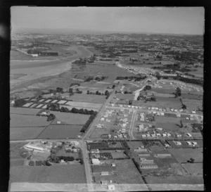 Te Atatu Tennis Clubs and Intermediate Primary School and Te Atatu Road to the North- Western Motorway Bridge and the Whau River, Te Atatu Peninsula, Auckland City