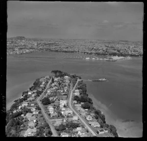 Northcote, North Shore, Auckland, looking towards the City and St Mary's Bay