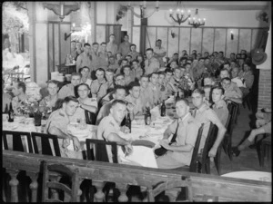 Christian Brothers Schools of Dunedin and Oamaru Reunion luncheon in Cairo, World War II - Photograph taken by George Kaye
