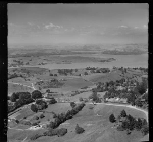 Matakohe, Northland, includes farmland, roads, housing and harbour