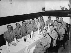 Tararua Tramping Club reunion dinner in Cairo, World War II - Photograph taken by George Kaye
