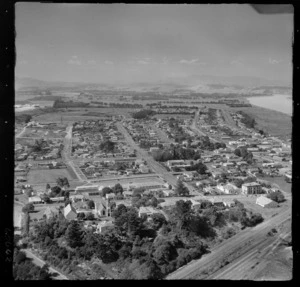 Dargaville, Northland, includes roads, township, housing and farmland