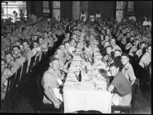 Marlborough District Reunion Dinner in Cairo, World War II - Photograph taken by George Kaye