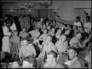 Temuka District Reunion Dinner held at Sault's Restaurant, Cairo, World War II - Photograph taken by George Kaye