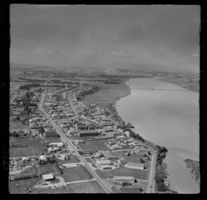 Dargaville, Northland, includes roads, township, housing, industrial areas, bridge and farmland