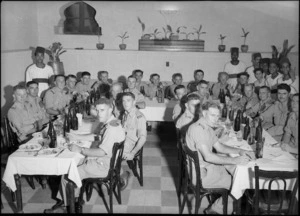 Manurewa District Reunion Dinner in Cairo, World War II - Photograph taken by George Bull