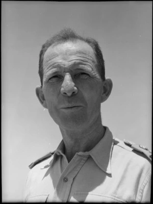 Lieutenant Colonel H E Crosse, MC - Photograph taken by George Bull