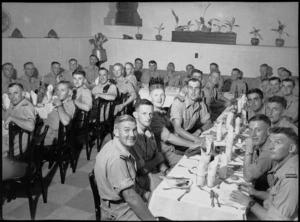 West Otago District Reunion Dinner in Cairo, World War II - Photograph taken by George Bull
