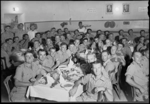 Wairoa District Reunion Dinner in Cairo, World War II - Photograph taken by George Bull
