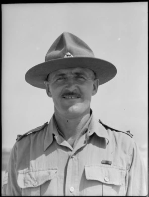 Sergeant E J A Fraser, DCM - Photograph taken by George Bull