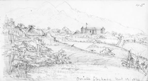 Warre, Henry James, 1819-1898 :Omata Stockade Nov 15 1864