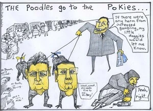 Doyle, Martin, 1956- :The Poodles go to the pokies ... 24 April 2012
