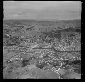 Te Kuiti, includes farmland, township, housing and roads