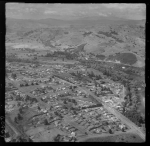 Taumarunui, Ruapehu District, includes farmland, roads, township and housing