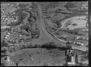 The North-Western Motorway junction with the Great North Road at Point Chevalier, Auckland City