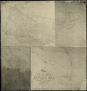 Plan of the province of Hawke's Bay, New Zealand / compiled and drawn  by Augustus Koch.