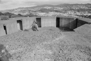 Gun emplacements, Mt Victoria, Wellington