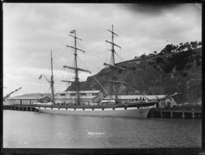 Sailing ship Waimea at Port Chalmers