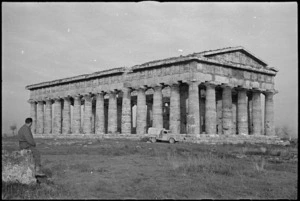 One of the temples at Paestum, Italy - Photograph taken by George Kaye