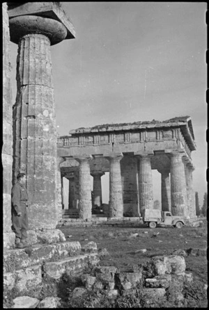 Temple at Paestum, Italy - Photograph taken by George Kaye