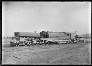 G class steam locomotive, NZR 98, 4-6-2+2-6-4 type.