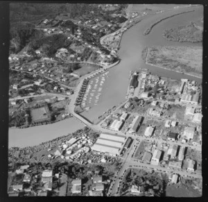 Whangarei Show buildings, Northland, including Hatea River