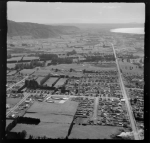 Rotorua, Bay of Plenty district, includes unidentified school in the foreground