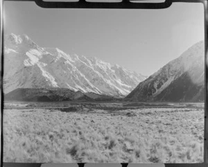 Mount Sefton from the Hermitage Road, Mount Cook Village, Mount Cook National Park, Canterbury Region