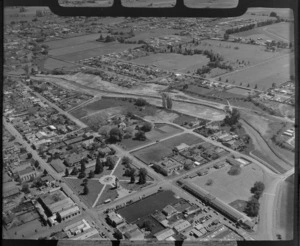 Blenheim, Marlborough, includes river, housing, township, sports grounds, industrial areas, farmland and war memorial