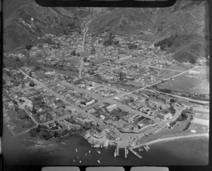 Picton, includes harbour, wharf, boats, township and housing