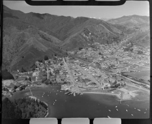 Picton, includes harbour, wharf, boats, township and housing