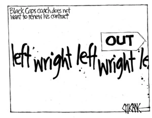 Winter, Mark 1958- :Black Caps coach does not want to renew his contract - left wright left wright out. 2 May 2012