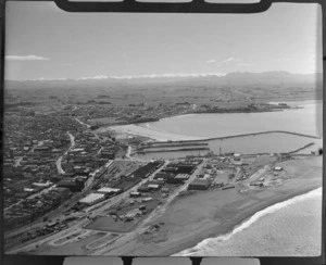 Timaru, includes township, housing, wharf, industrial area and harbour