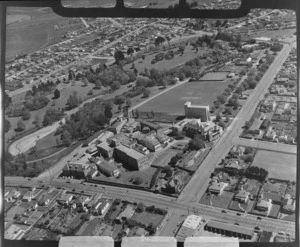 Timaru, includes housing, sports grounds and township