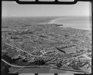 Timaru, includes housing, farmland, sports grounds and township