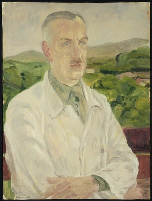 Artist unknown :[Portrait of Dr W H B Bull] 25 March 1943