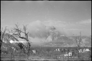 Bombing of the Benedictine Monastery on Monte Cassino, Italy, World War II - Photograph taken by George Kaye