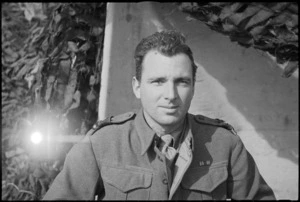 M D Elias, NZ Film Unit in Italy, World War II - Photograph taken by George Kaye