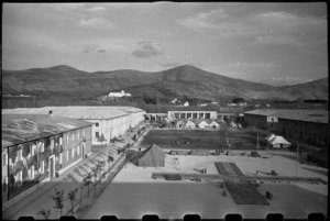 General view of Italian barracks part of which was taken over by 2 NZ General Hospital, Caserta, Italy, World War II - Photograph taken by George Bull