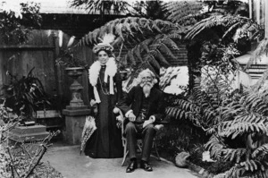 James John Taine and his daughter Marie, Napier