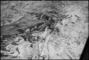 Aerial view of typical country between Castelfrentano and Lanciano in Italy, World War II - Photograph taken by George Kaye