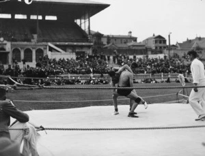 Wrestlers, Basin Reserve, Wellington