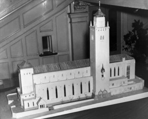 Model of the Wellington Cathedral of St Paul, Wellington