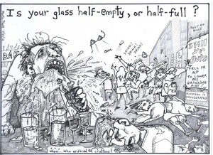 Doyle, Martin, 1956- :Is your glass half-empty, or half-full? 7 May 2012
