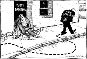 Walker, Malcolm, 1950- :Youth drinking - new legislation. 2 May 2012