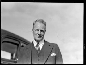 Portrait of E G Betts, Senior Airways Supervisor Australia and member of the Australian Air Delegation Feb 1946, Auckland