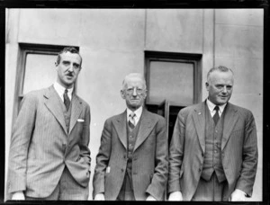 Hull, T. Secretary. Redmond, Jim, Reports. MacFarlane, A.E. Acting Secretary. At annual meeting in Wellington 1945